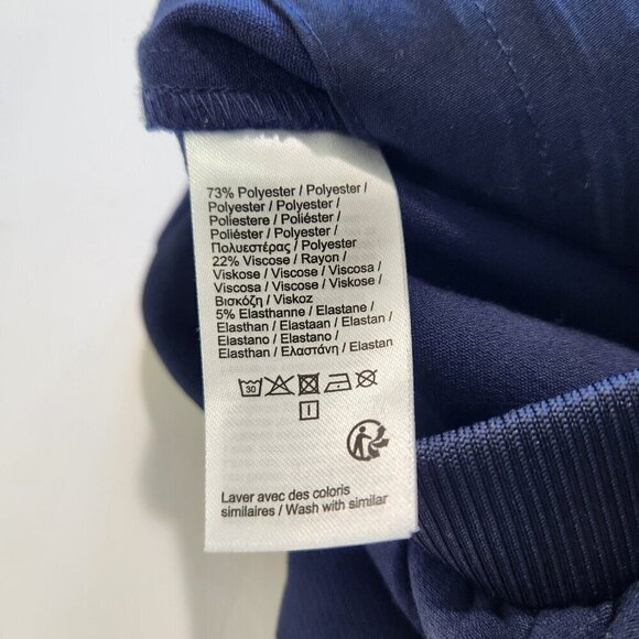 Lacoste Skirt Womens 2 Navy Blue Pleated‎ A-Line Prep School Mini French Style - Picture 9 of 10